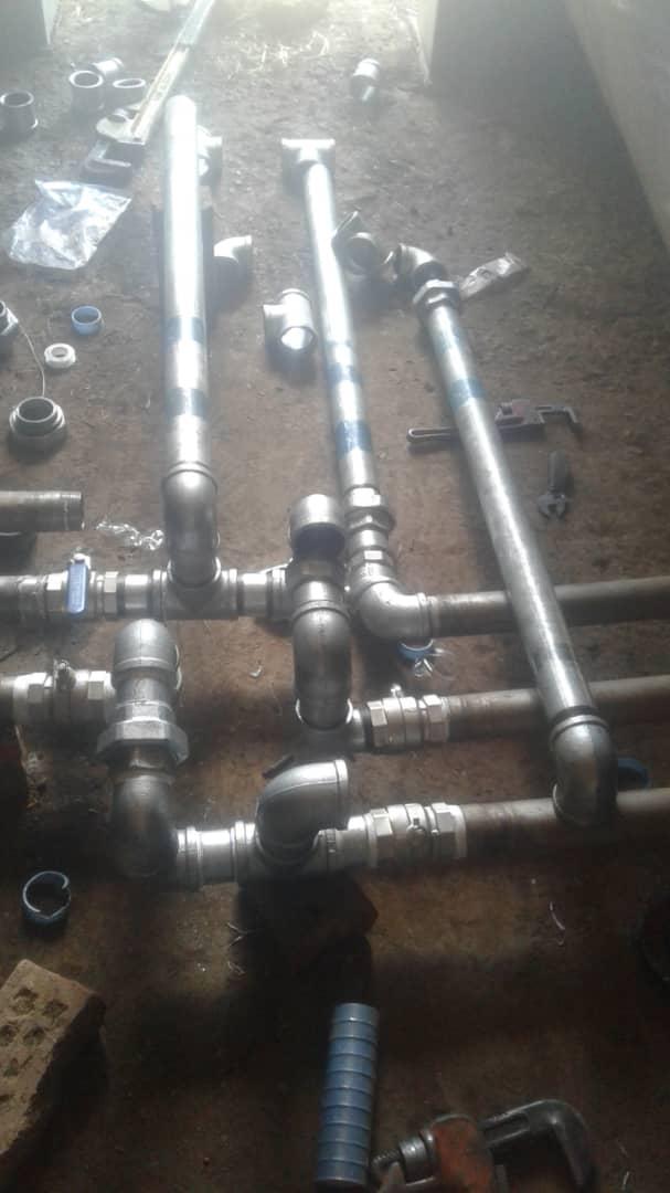 Plumbing maintenance work